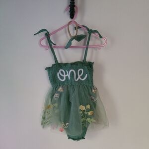 Baby girl "one" outfit